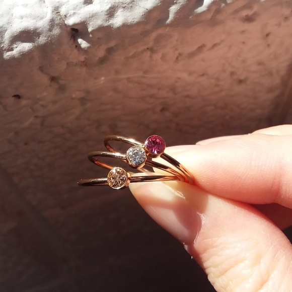 Stackable Gold Rings - Picture 4 of 4